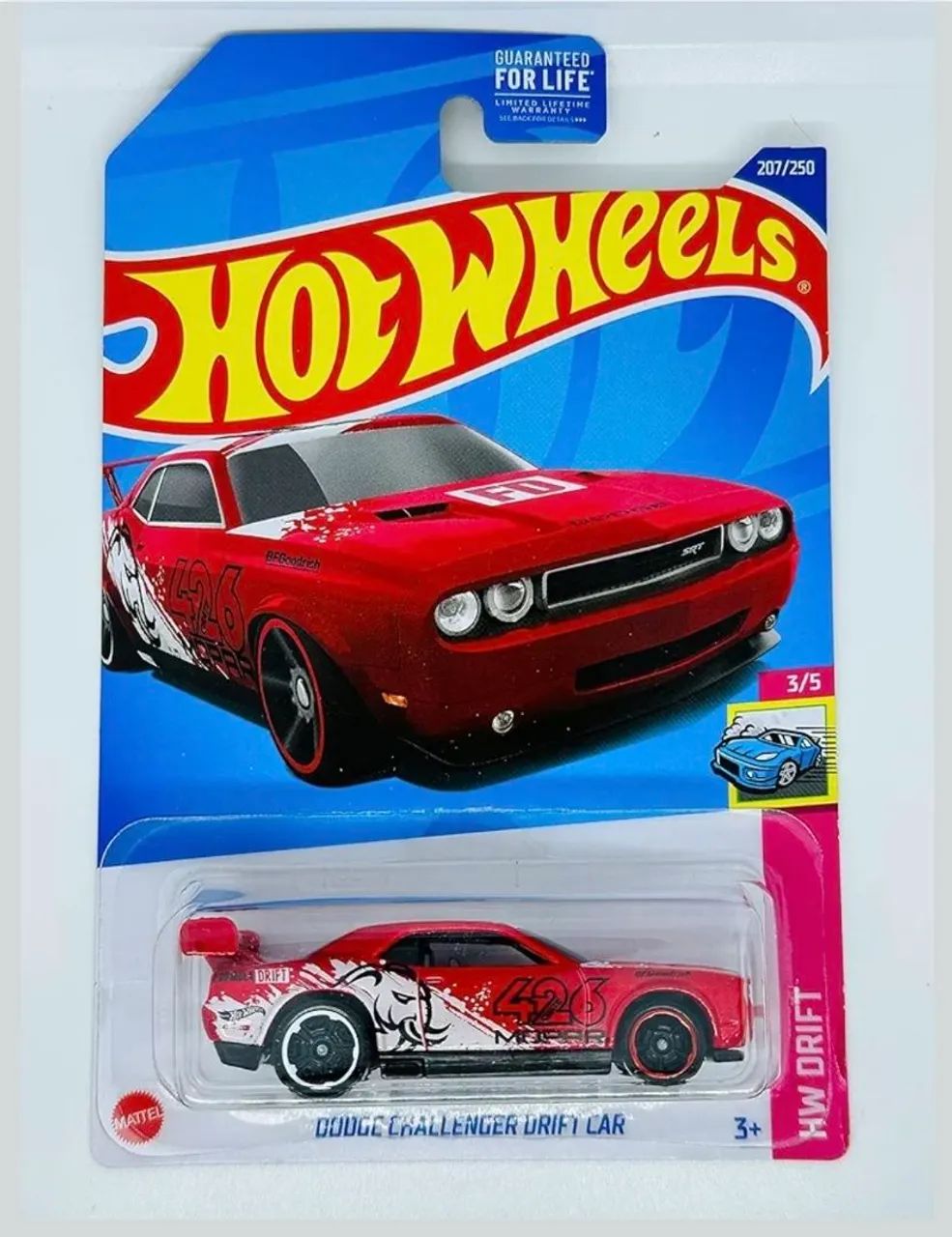 Hot Wheels - Dodge Challenger Drift- Vermelho - HW Drift 3/5-207/250<br>