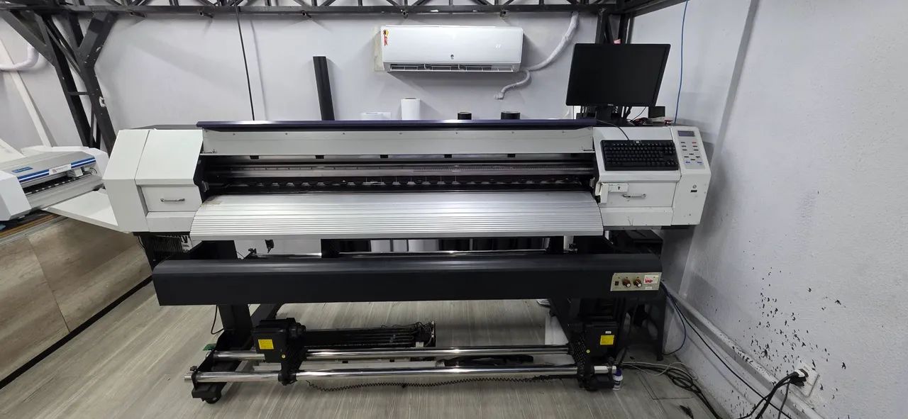 Plotter polar 2 cabeça i3200 1.80m - Foto 2