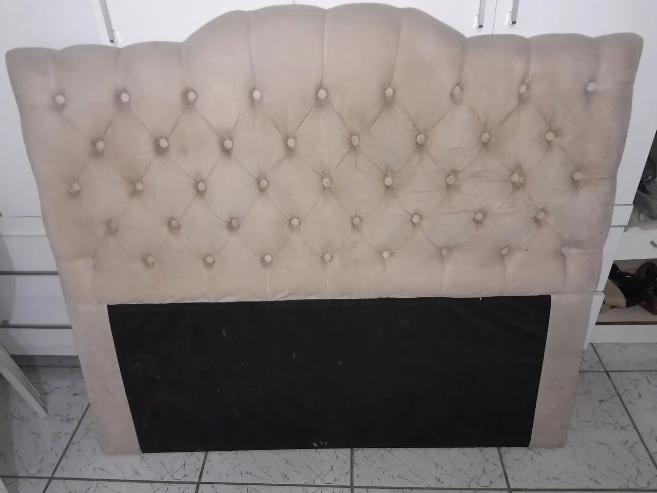Cabeceira estofada de casal - Foto 2