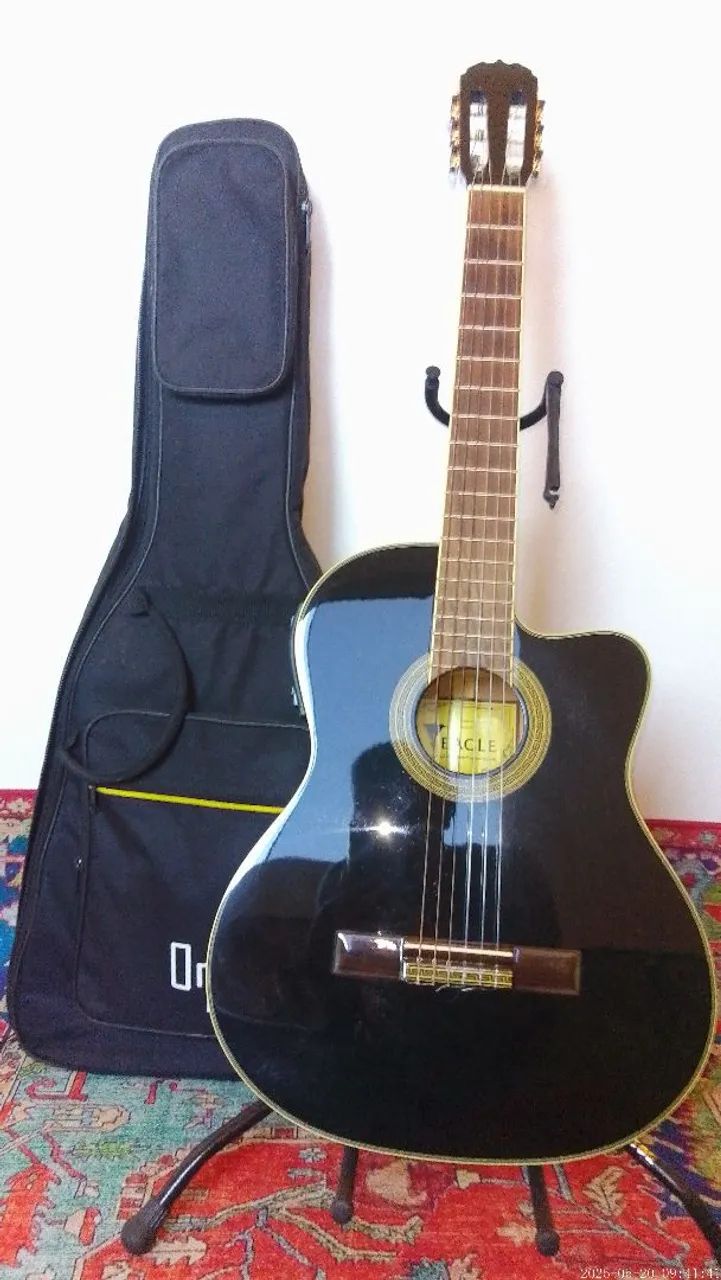 Violão Nylon EAGLE CH-800BK - Foto 3