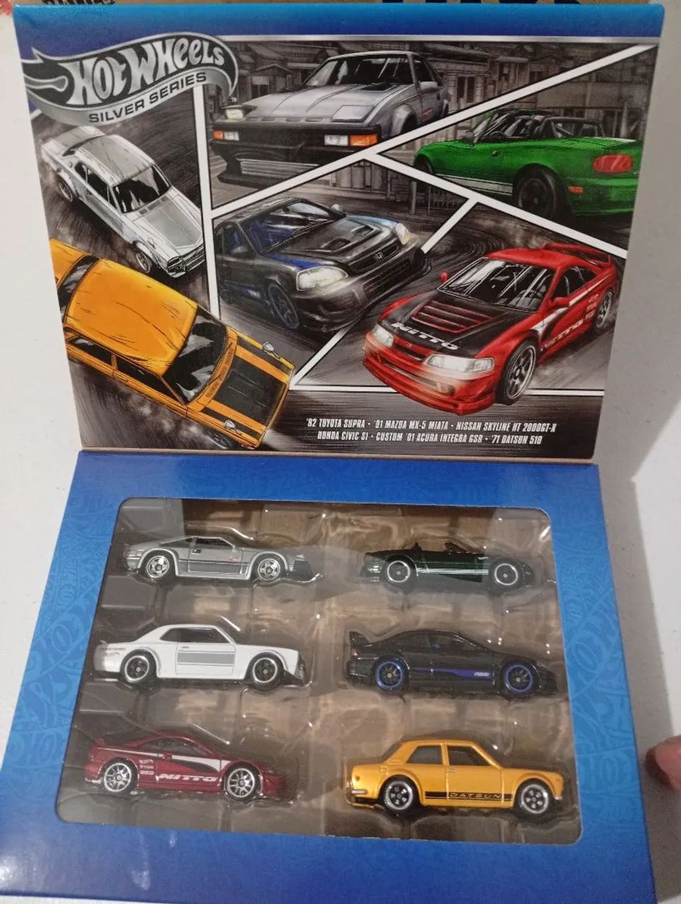Hot Wheels Silver Séries Pack carros japoneses