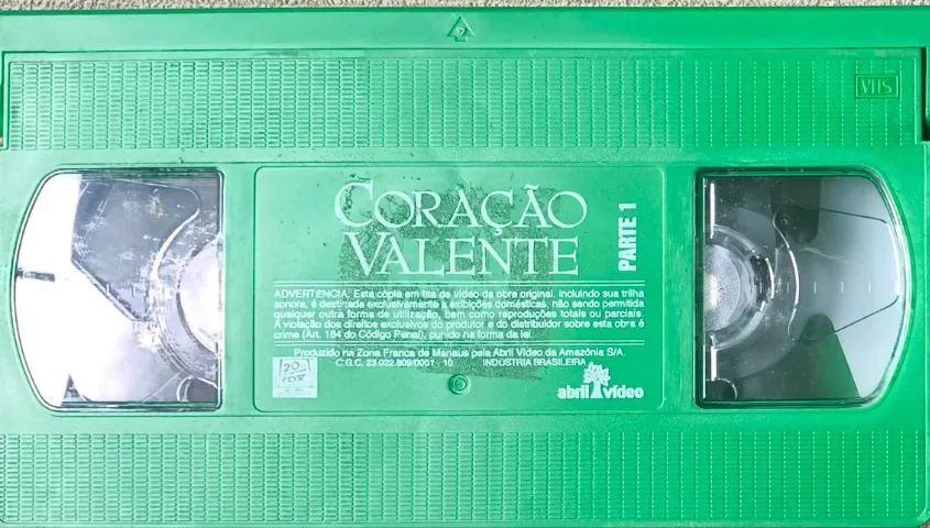 Fita VHS Coração Valente Original - Foto 3