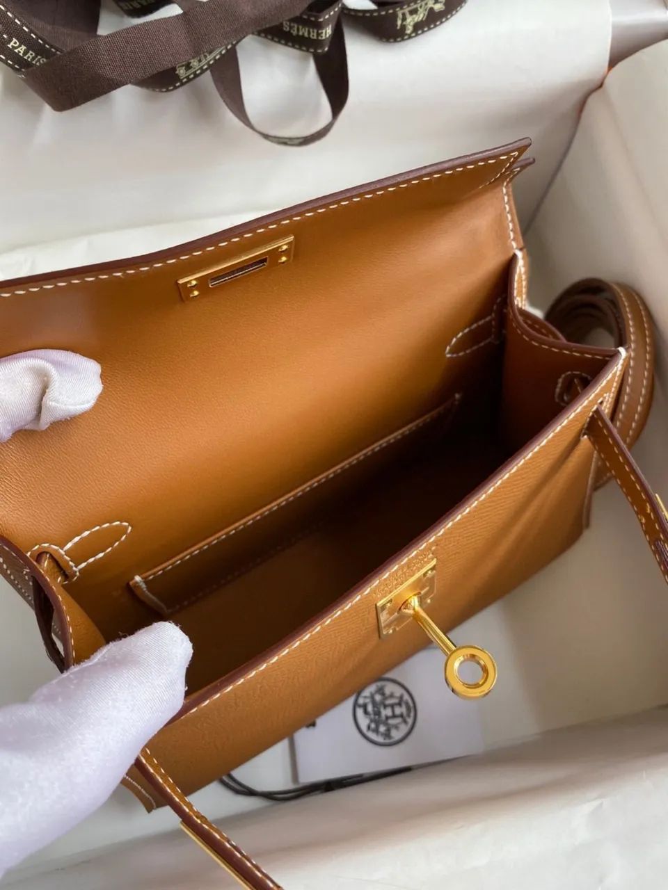 Bolsa Hermes Kelly 25 Original semi nova  - Foto 5