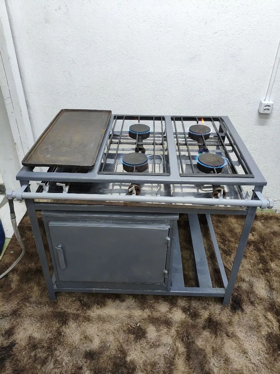 Fogão Usado com Forno e Chapa 