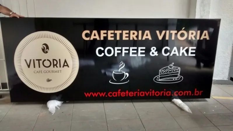 Painel em ACM personalizado. - Foto 4