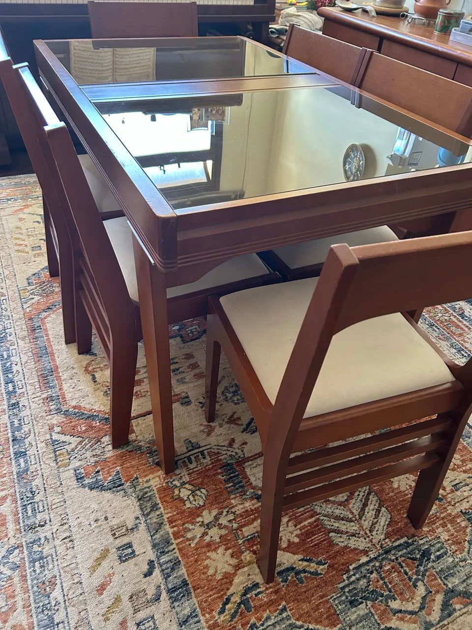 Mesa de Jantar - Madeira maciça - Foto 3