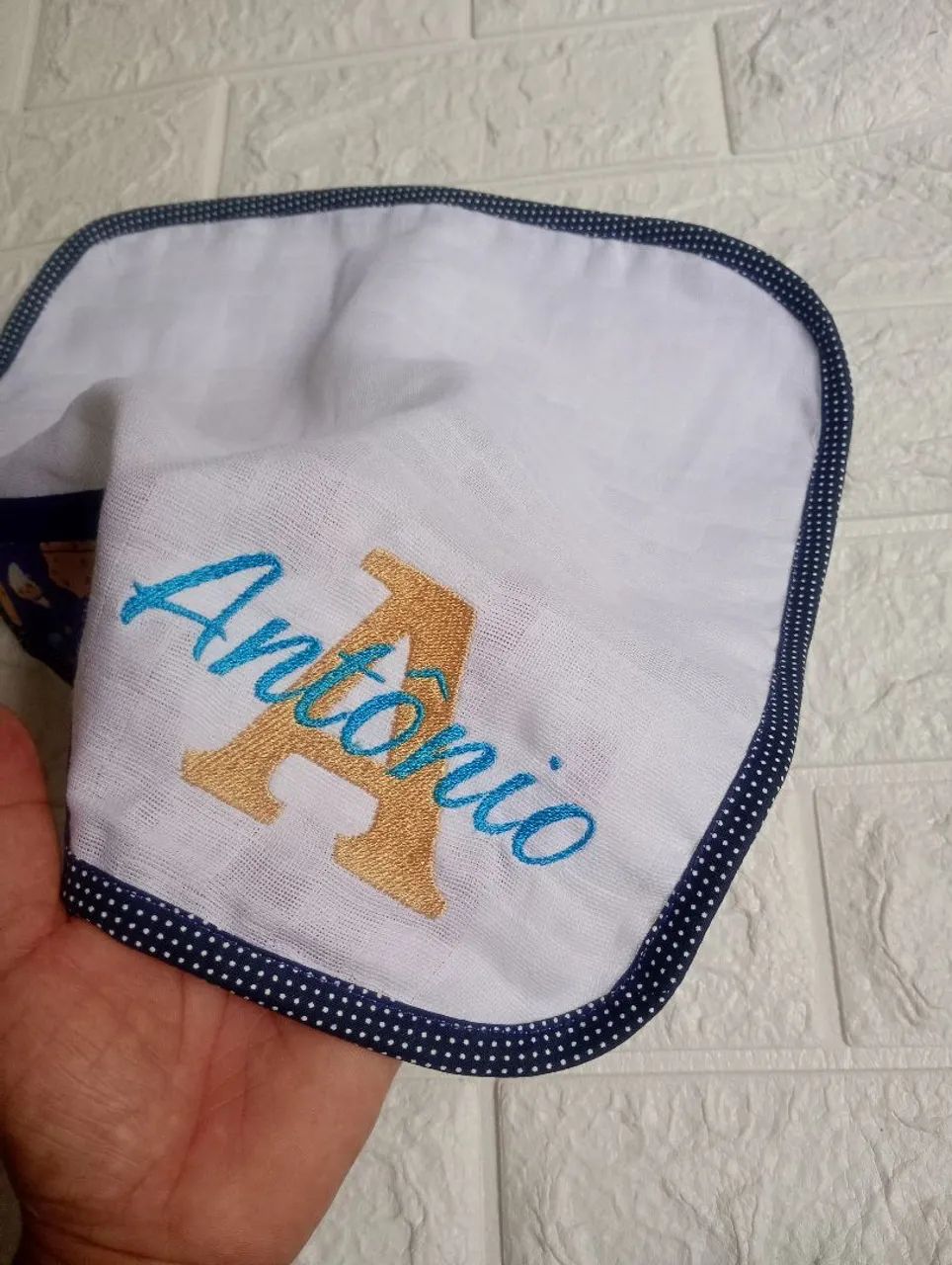 Fraldinha de boca personalizada  - Foto 3