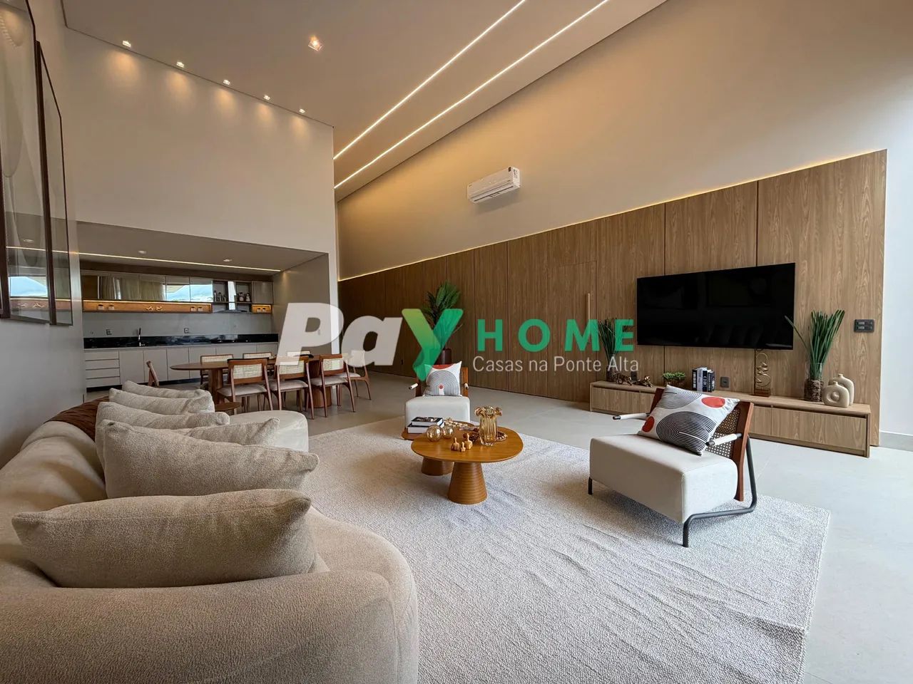 Linda casa, porteira fechada com 4 suítes - Foto 5