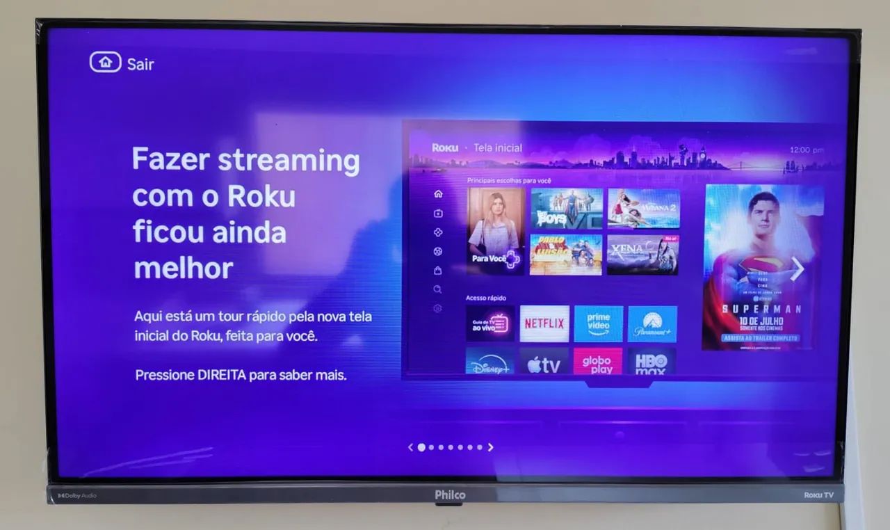 SMART TV PHILCO 32' ROKU