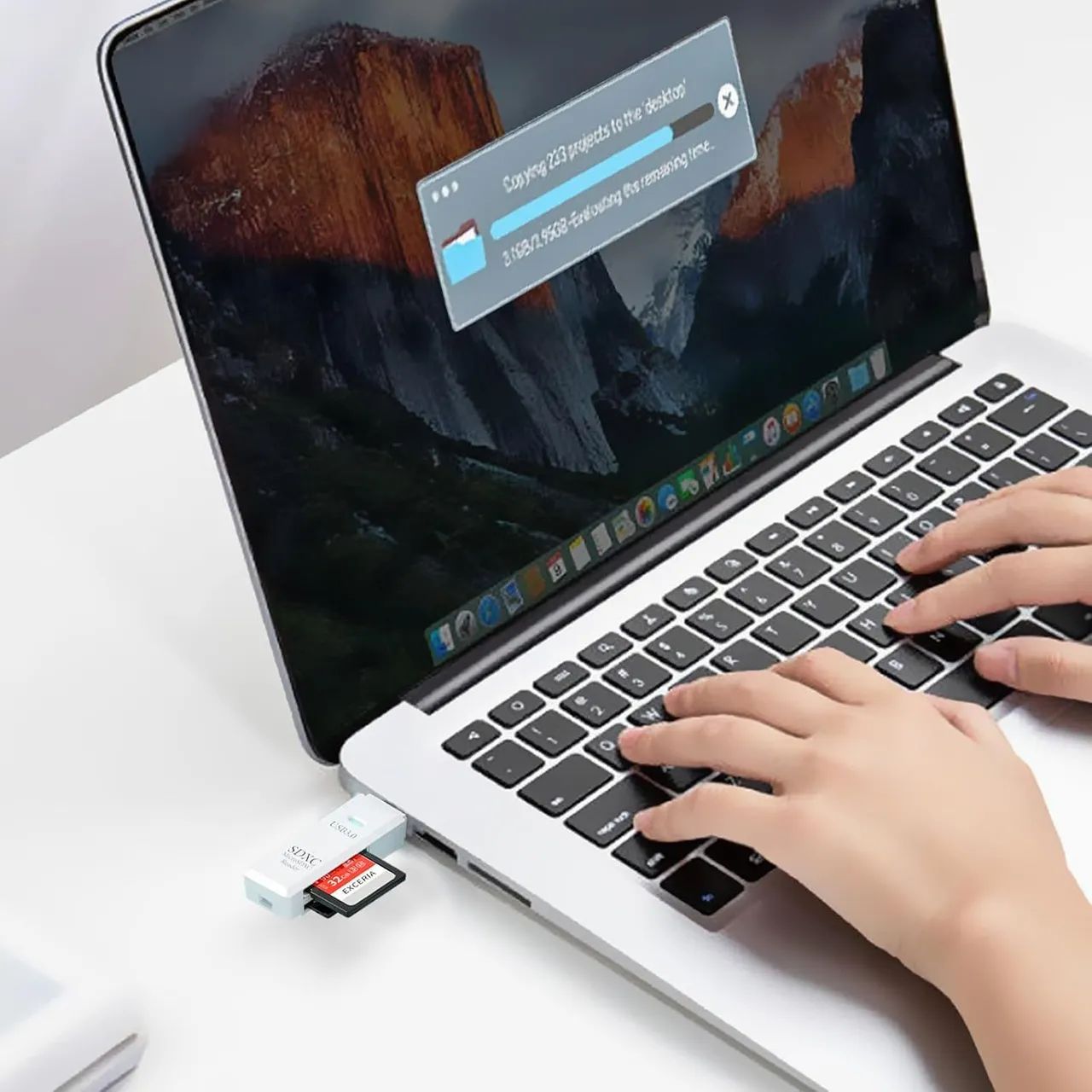 Leitor de cartão 2 em 1 USB 3.0 - Foto 3