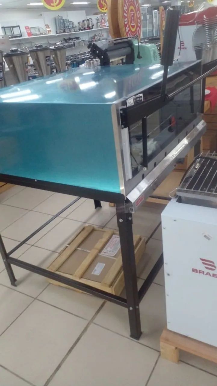 FORNO INDUSTRIAL A GÁS, EM INOX, DE 90 CM ( INTERNO ) NOVO, PROMOÇÃO!!!! - Foto 3