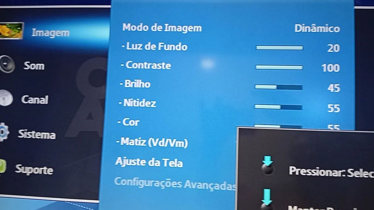 tv Samsung 40 polegadas led 2 HDMI sem pé sem controle  - Foto 5