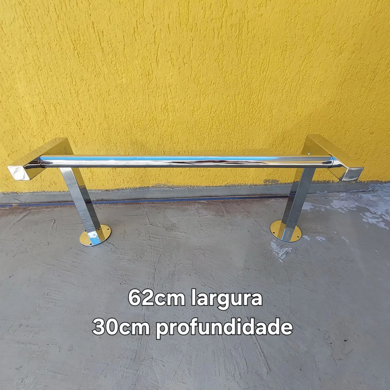 Arara de parede cromada  - Foto 3