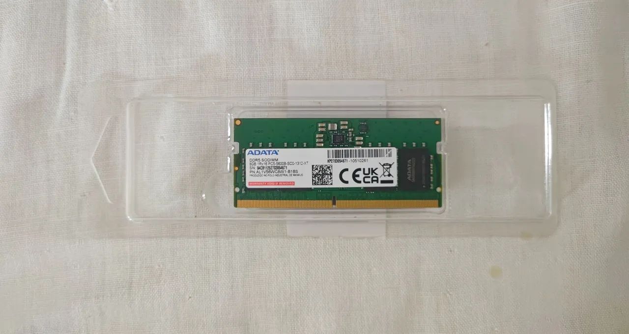 Memória RAM DDR5 8gb adata 