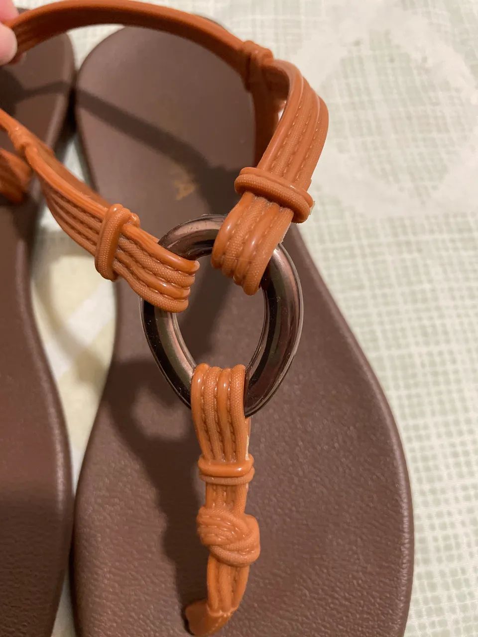 Sandália marrom  - Foto 2