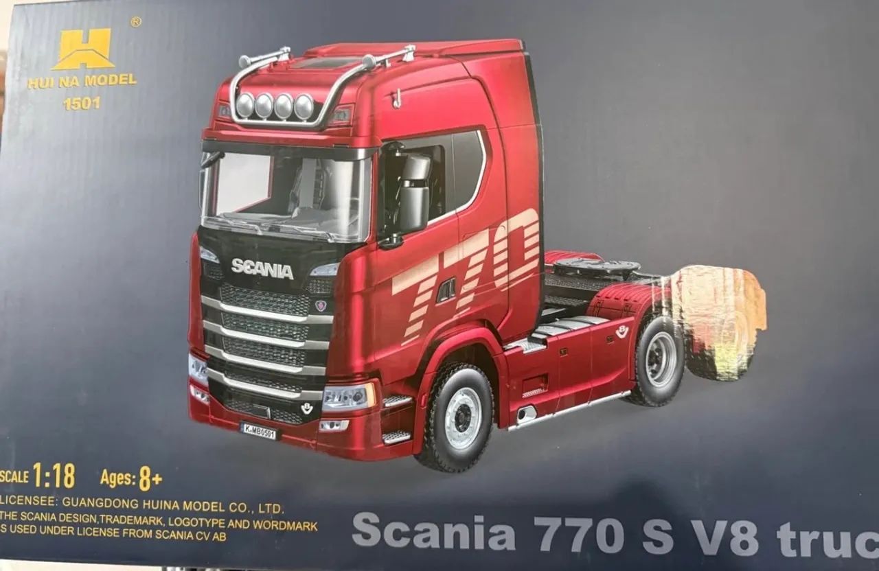Scania R/c 770s escala 1.18 COM CARRETA - Foto 2