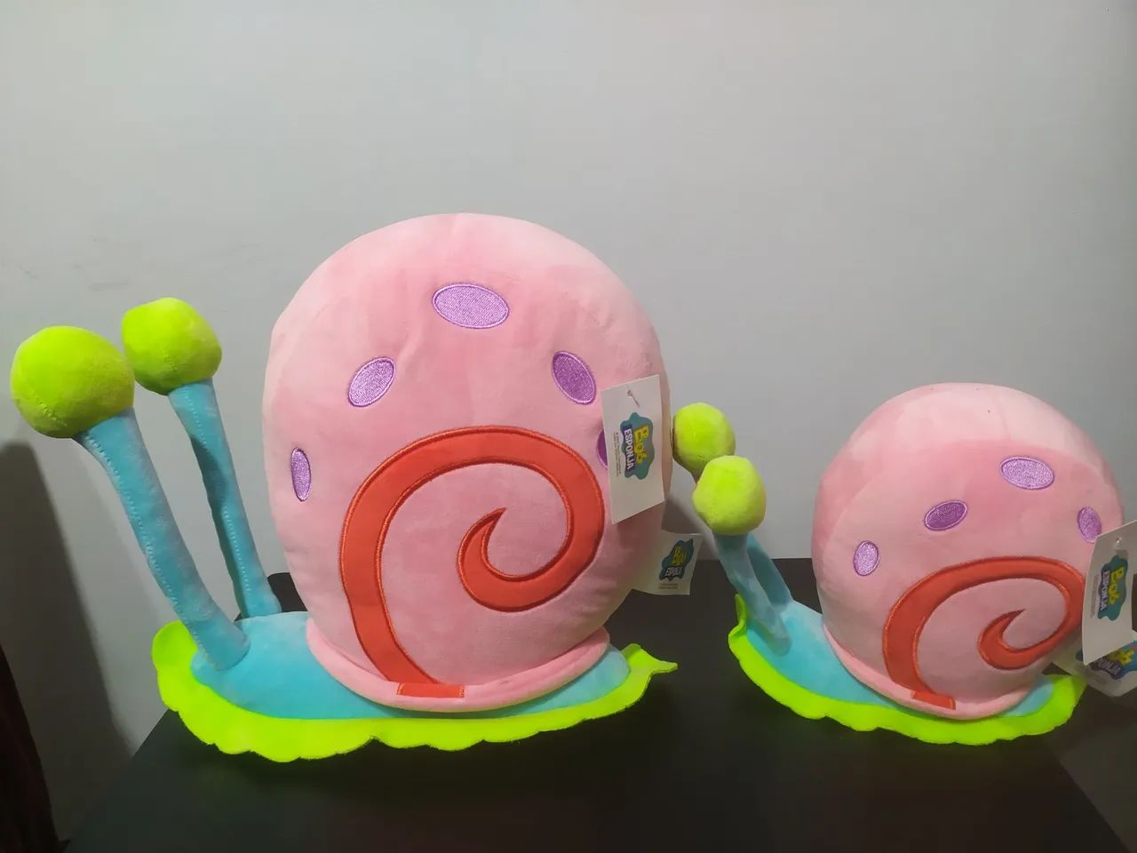 PELÚCIA GARY GRANDE 26 CM OFICIAL NICKELODEON - TURMA DO BOB ESPONJA - Foto 4