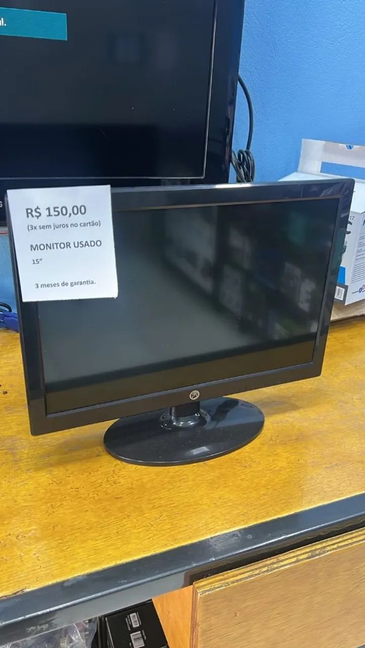 Monitor usado testado 