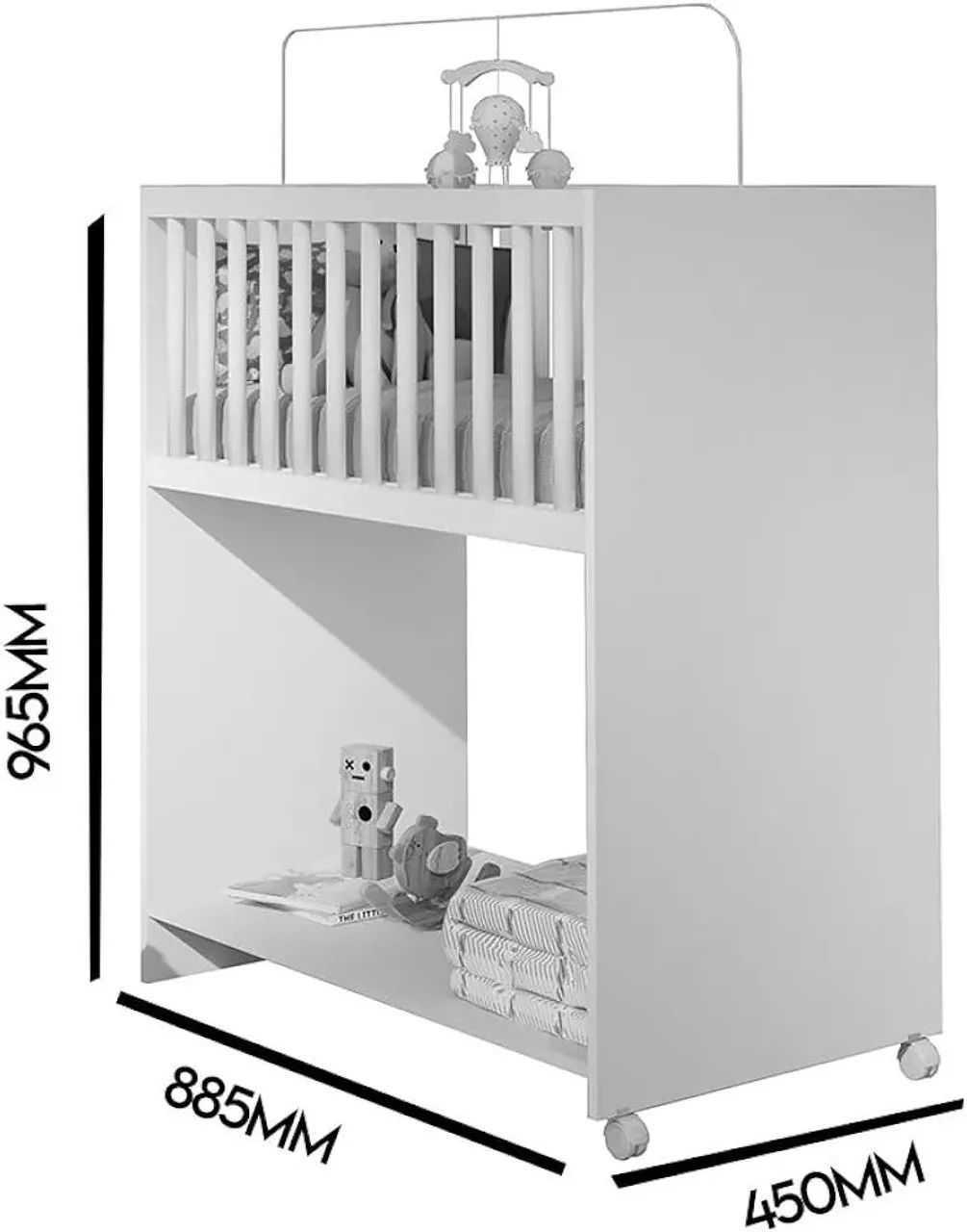 Mini Berço 2 em 1 - Foto 3