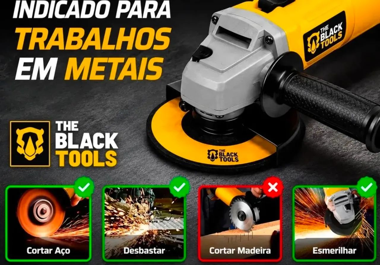 ESMERILHADEIRA Black Tools - NOVA - Foto 4