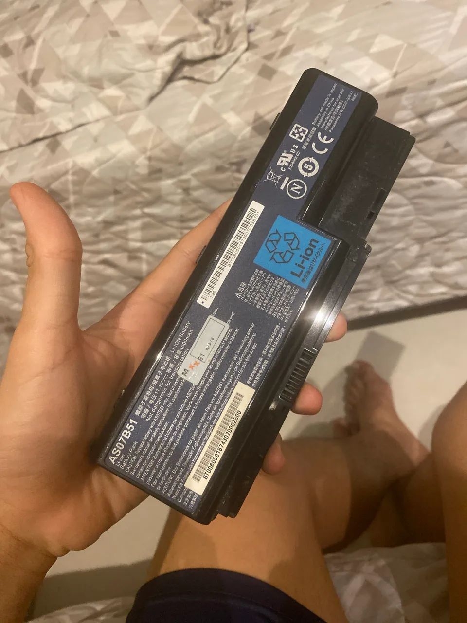 Bateria notebook As07b51 NOVA