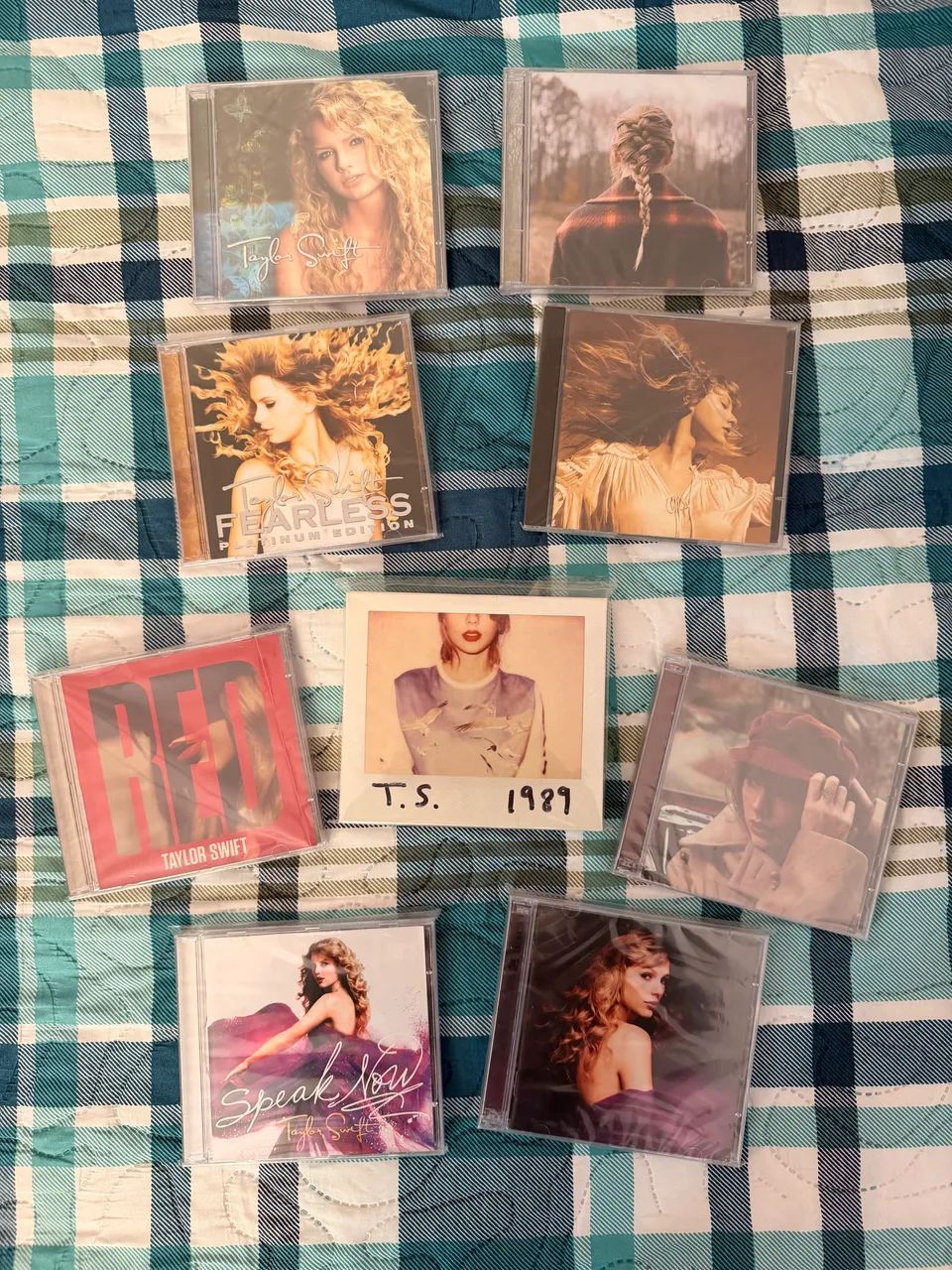 Taylor Swift coleção de CDS