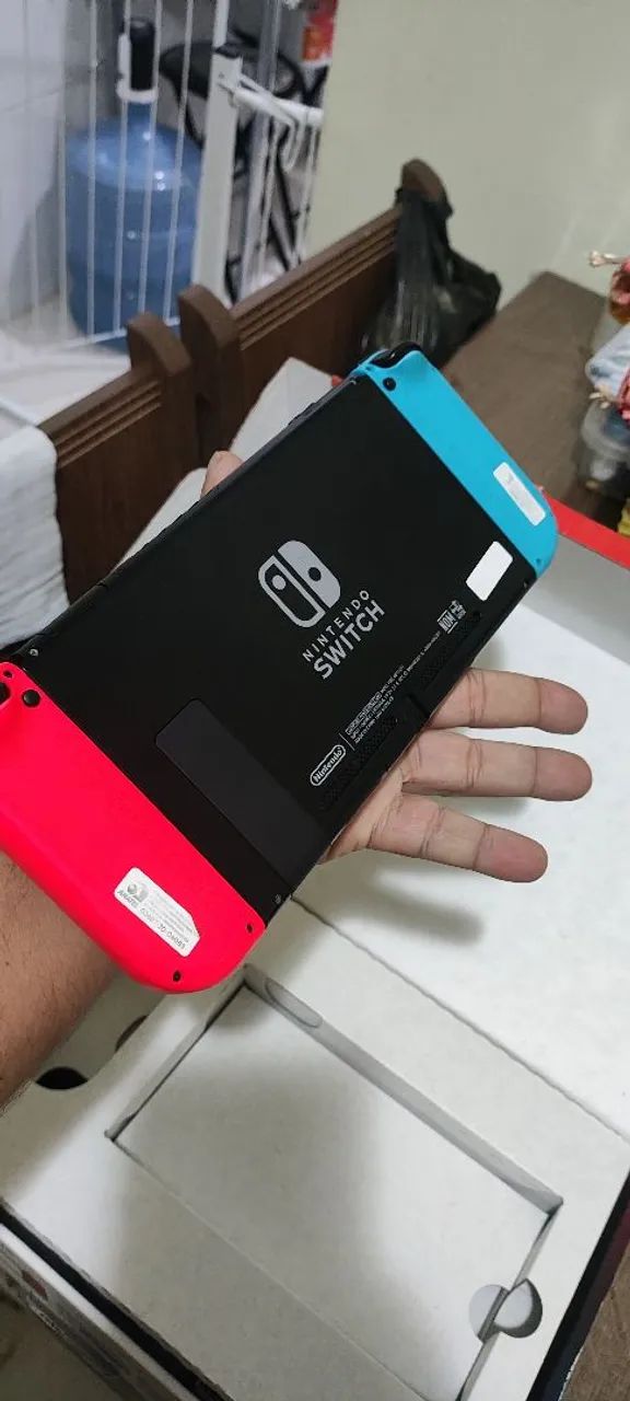 Nintendo Switch V2 desbloqueado completo na caixa - Foto 4