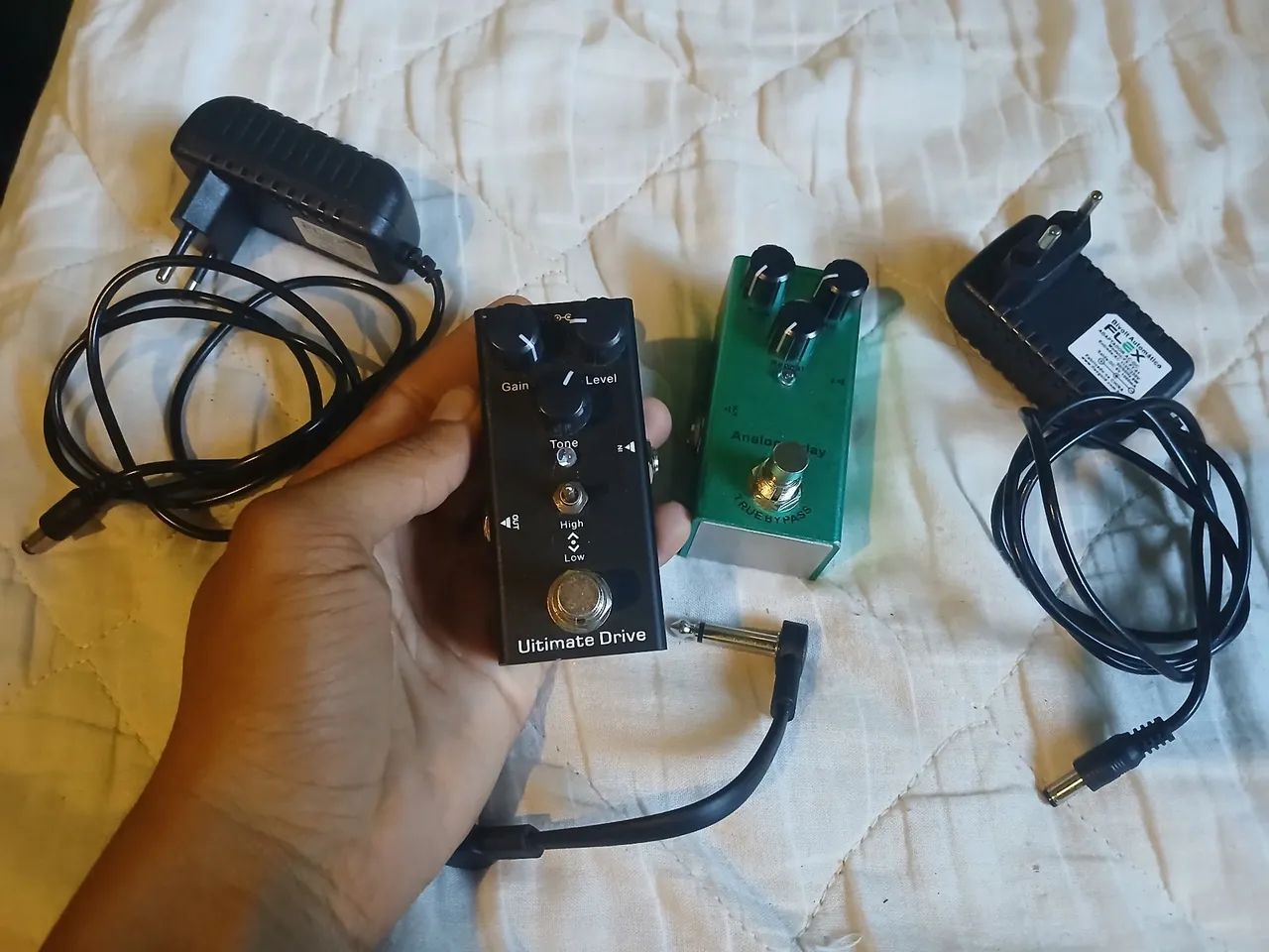Pedais para guitarra, ultimate driver e analog delay  - Foto 2