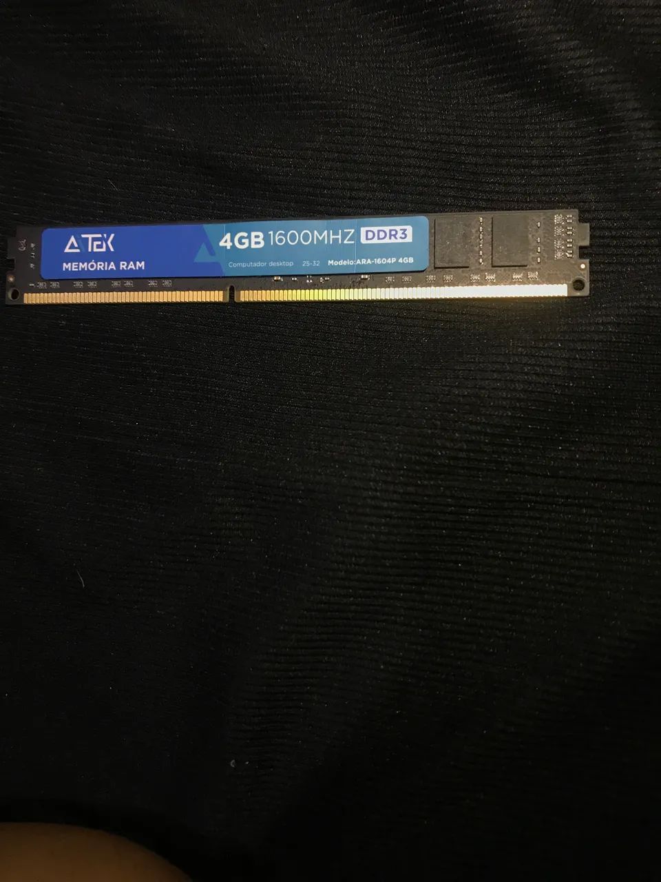 Memória RAM ATEK 4GB DDR3 1600MHz Desktop NOVA