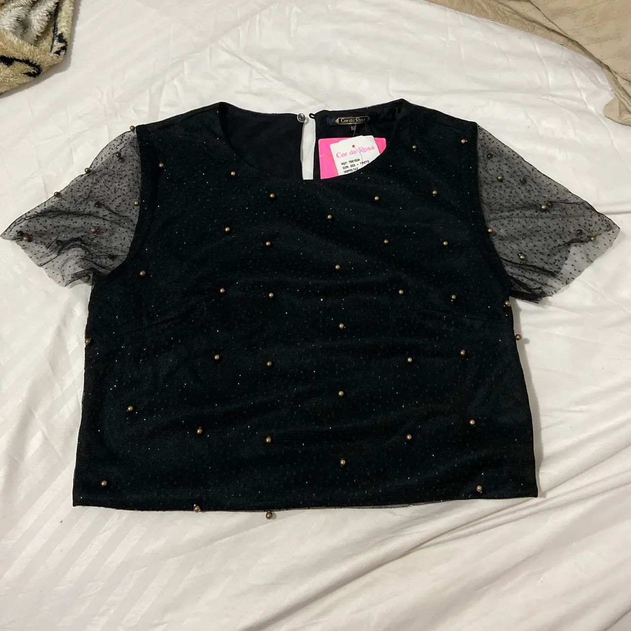 Blusa Preta Brilho