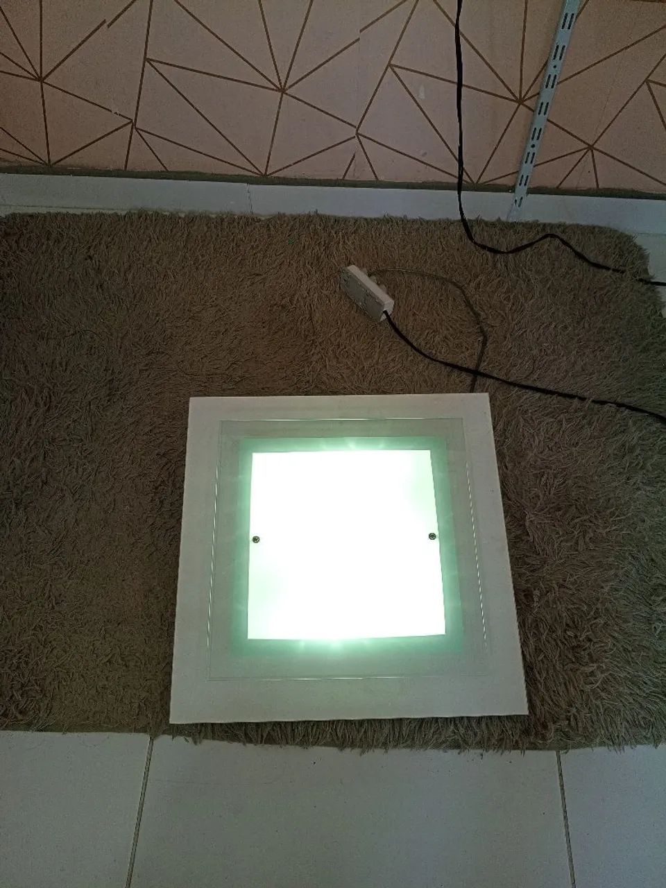 Luminária 40x40mdf - Foto 2