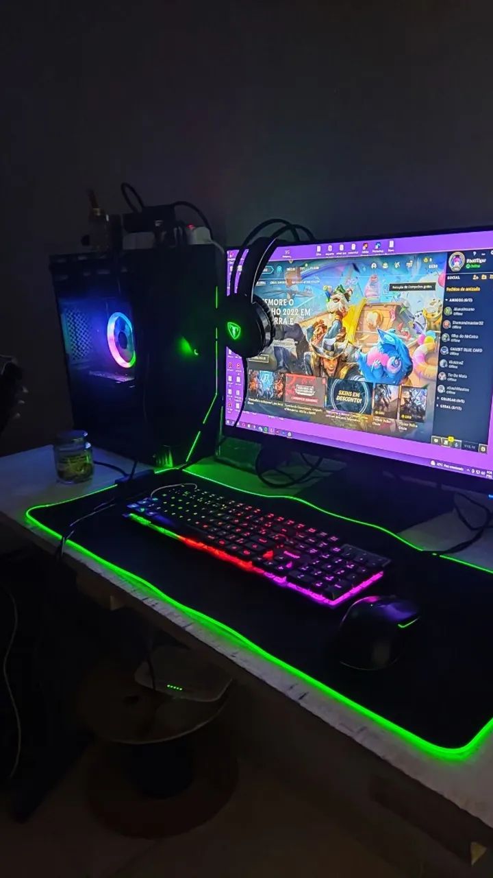PC GAMER COMPLETO - GTX 1660 - SETUP RGB - SÓ LIGAR E USAR