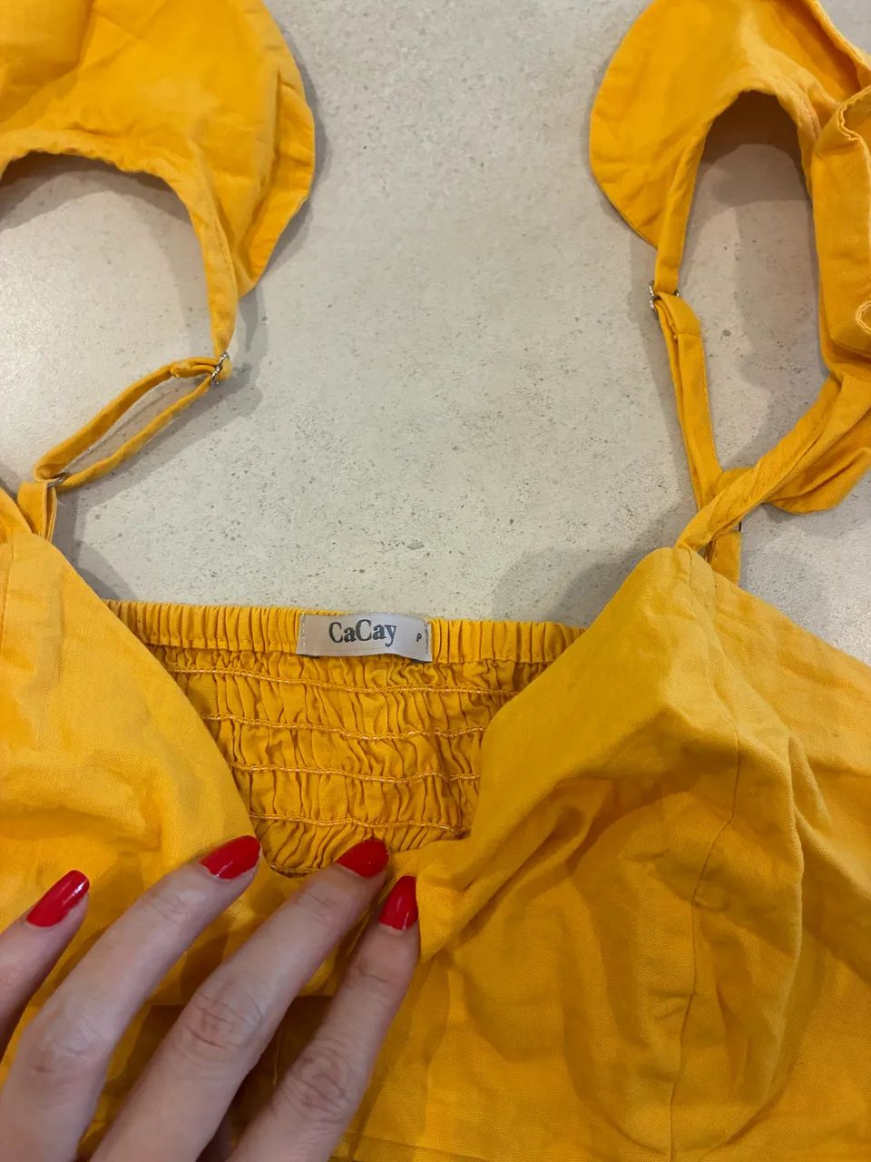 Top amarelo Cacay - Foto 2