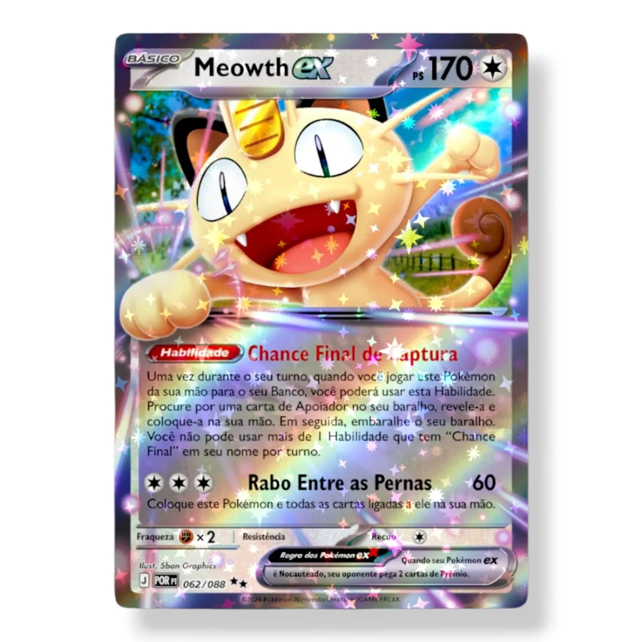 Card de Pokemon Meowth EX - Hobbies e coleções - Itapuã, Vila