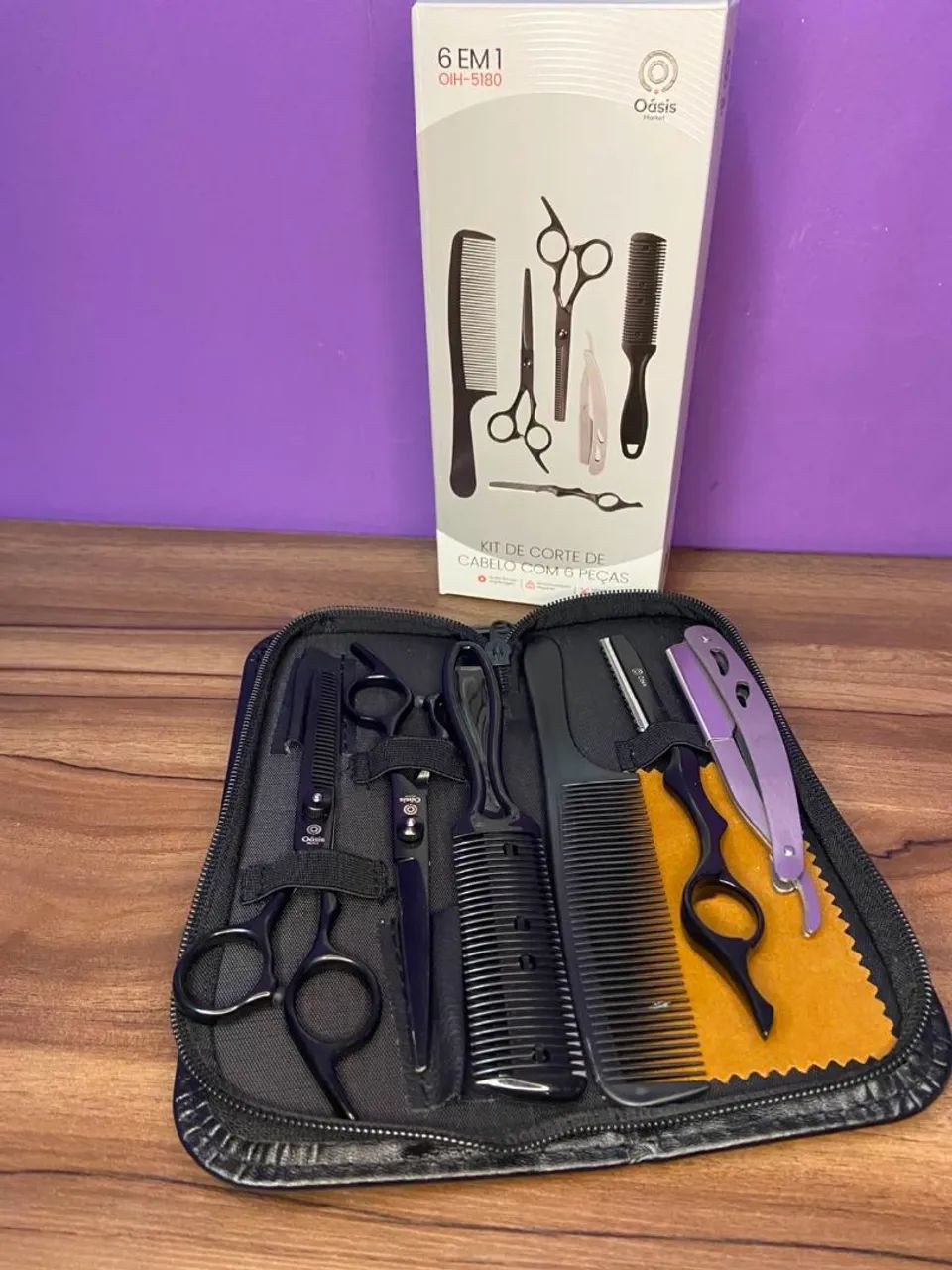Kit Corte de Cabelo com 6 Peças - OIH-5180 Oásis