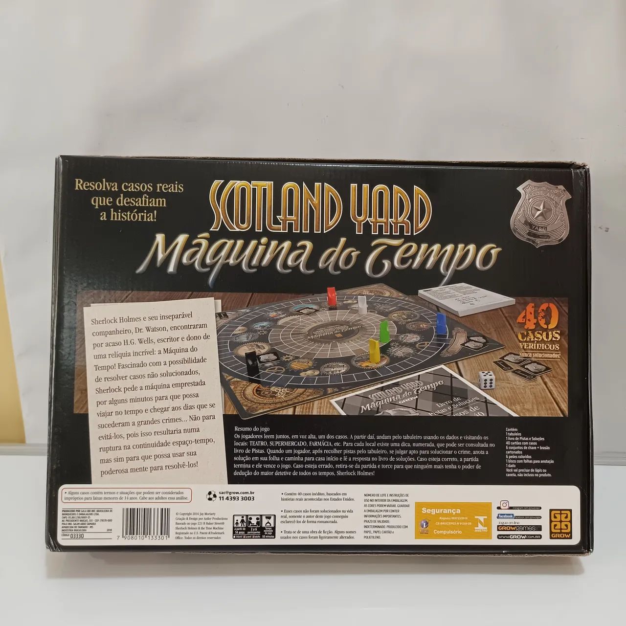 Jogo scotland yard máquina do tempo  - Foto 4