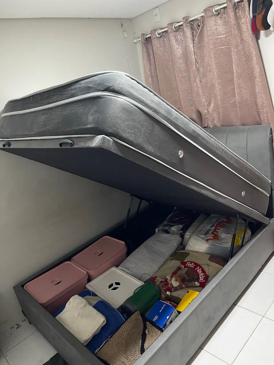 Cama box casal Baú com massageado  - Foto 2