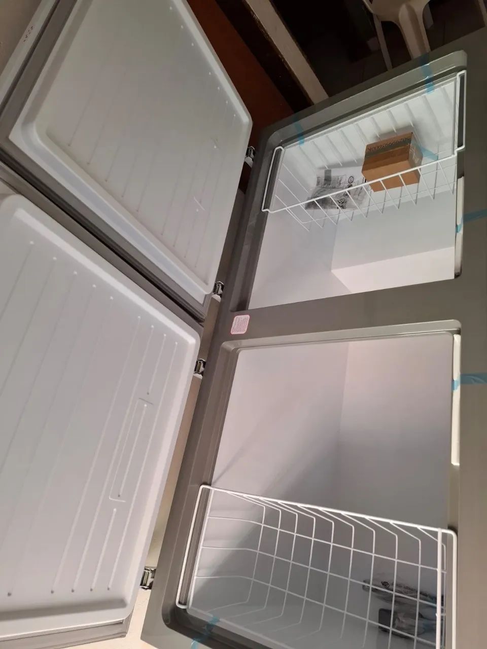 Freezer midea horizontal 2 tampas na caixa  - Foto 5