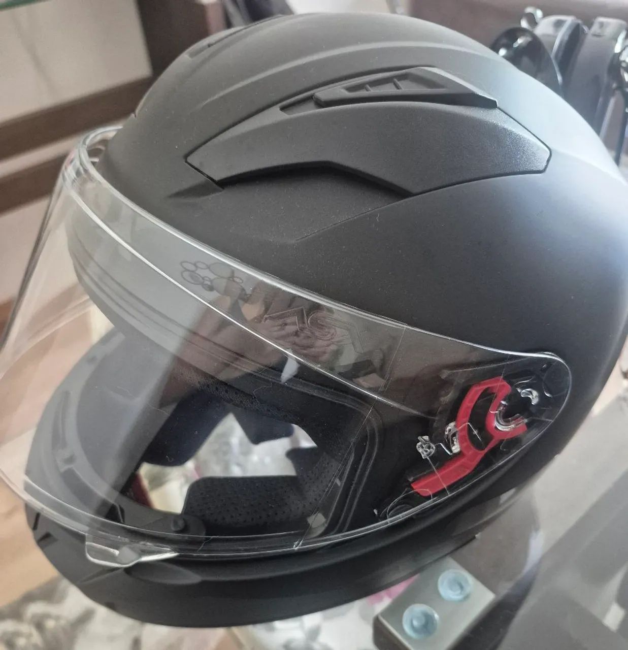 Capacete Asx city Solid preto