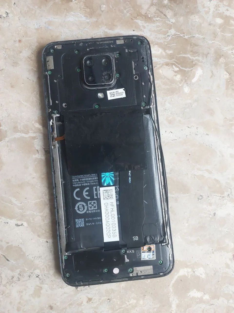 Readimi note 9 pro ( placa e bateria funcionando) - Foto 4