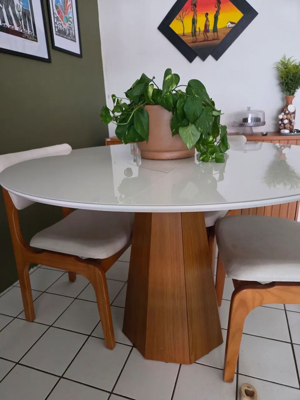 Mesa 1.17m diâmetro redonda - Foto 2