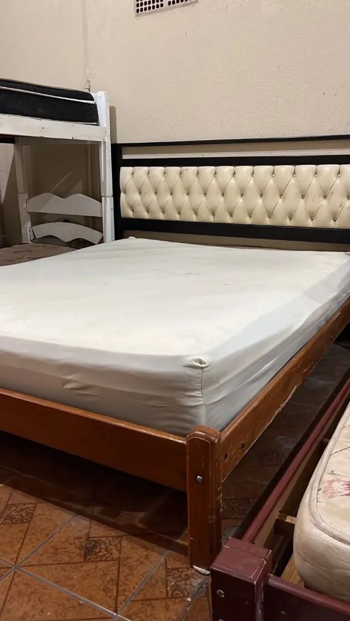 Cama + colchão+ cabeceira  - Foto 2
