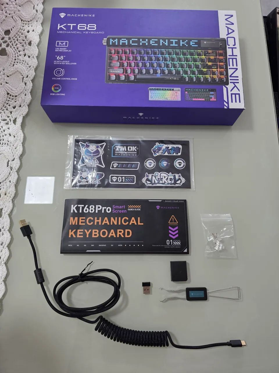 Teclado Mecânico KT68 Machenike - Foto 4