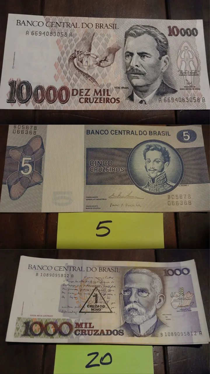 Cédulas de Papel Antigas Colecionador - Foto 5