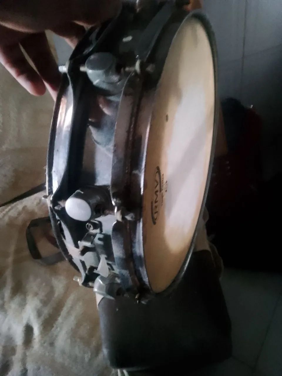 Caixa de bateria basix modelo Piccolo cromada - Foto 4