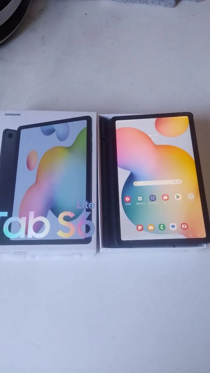 Tablet Samsung S6 Lite 128 Gb, entrada p chip sim celular. - Foto 2