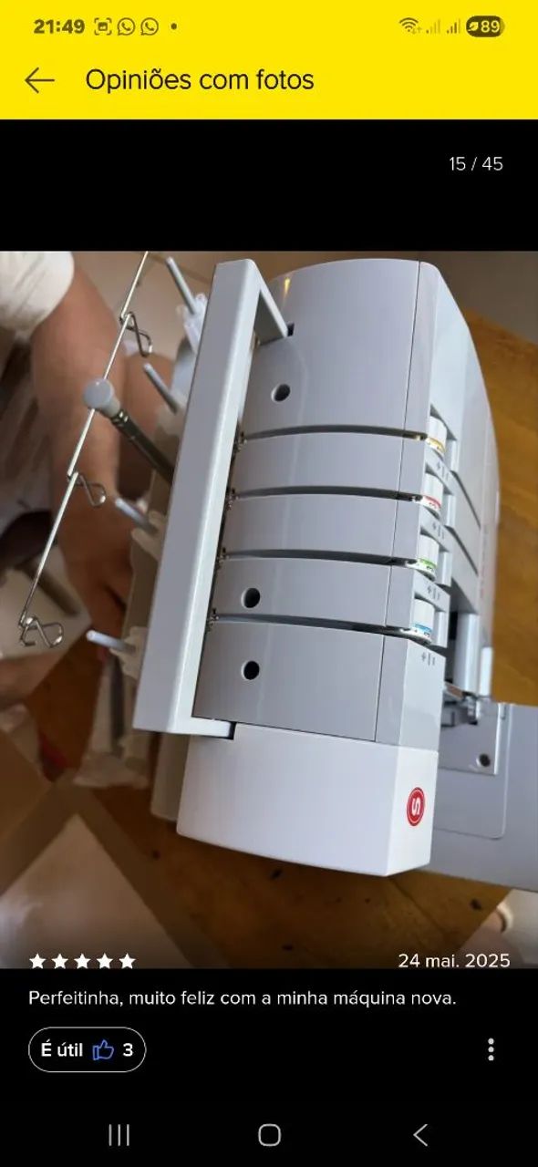 Overlock Singer Heavy Duty - Foto 2