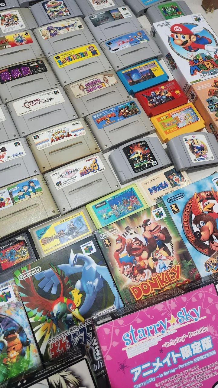 Lote de video game e jogos (snes, dreamcast, n64, super famicom, psp) - Foto 6