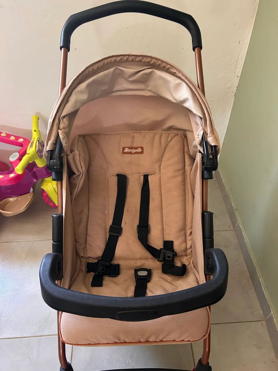 Bebê conforto e carrinho burigotto - Foto 4