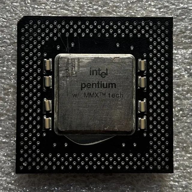 Processador Intel Pentium MMX 166MHz Socket 7 SL23V Original Retro PC - Foto 2